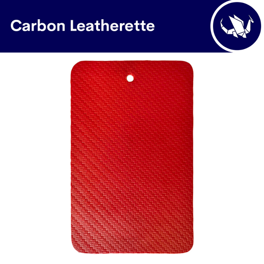 Carbon Leatherette - Red