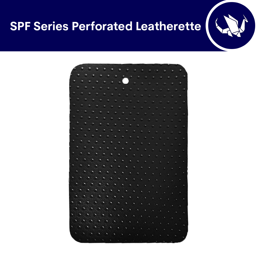 SPF Series Perforated Leatherette - Black