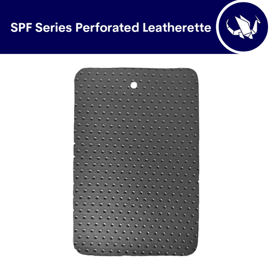 SPF Series Perforated Leatherette - Dark Gray